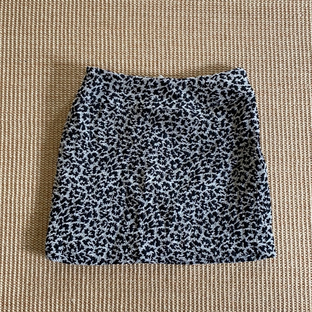 Abercrombie leopard mini skirt